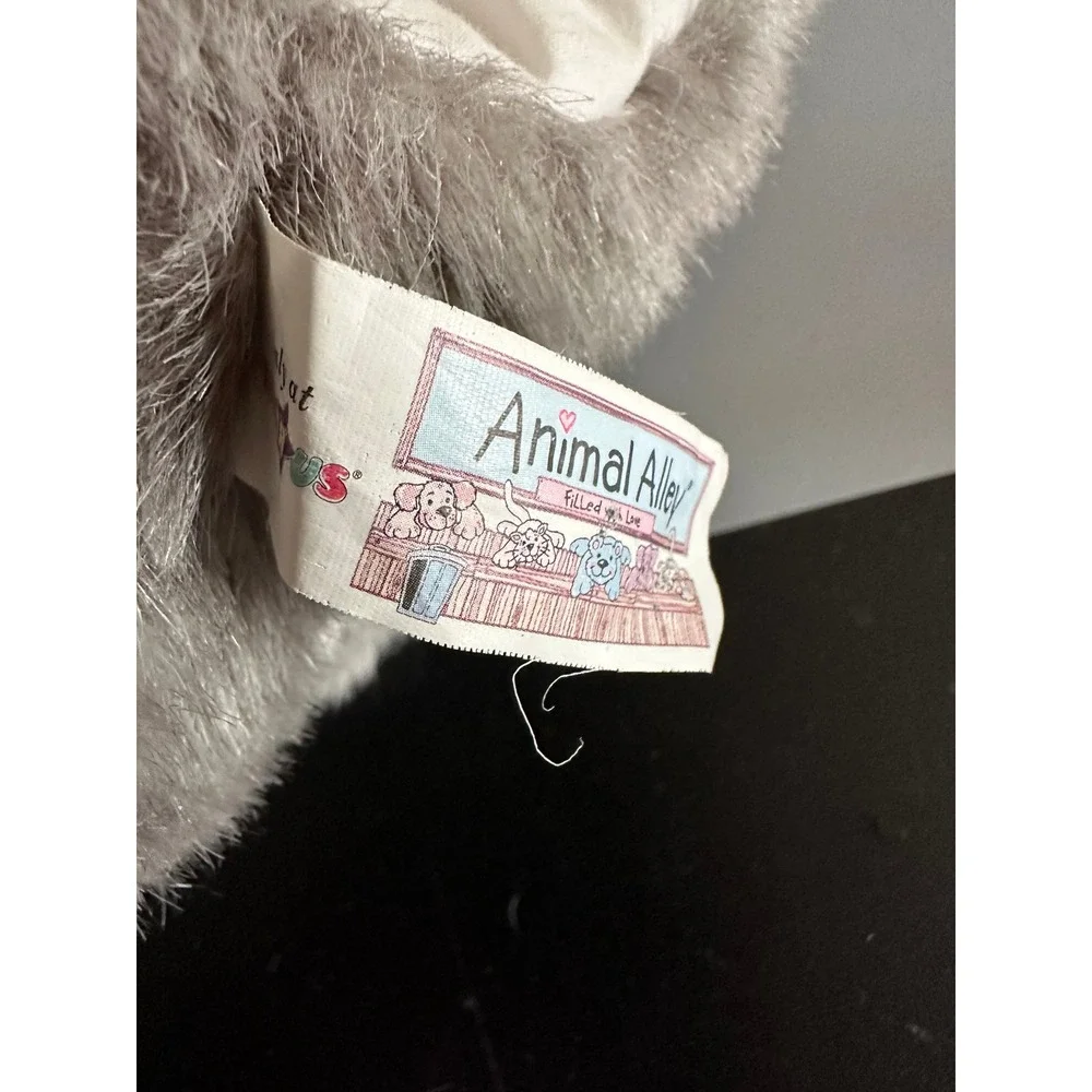 Animal Alley Toys R Us Grey Tabby Cat Hand Puppet Vintage 2000 Plush Puppet